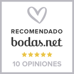 Recomendado en bodas.net · 5 estrellas · 10 opiniones